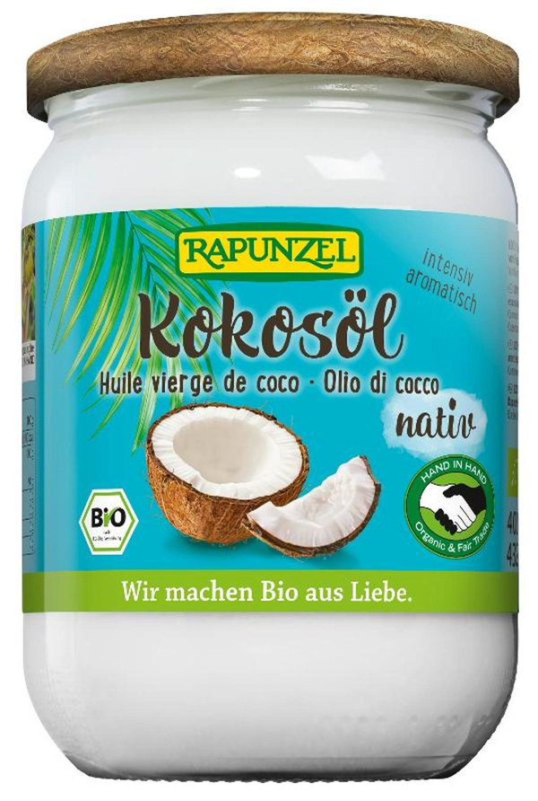 Produktfoto zu Kokosöl nativ Glas