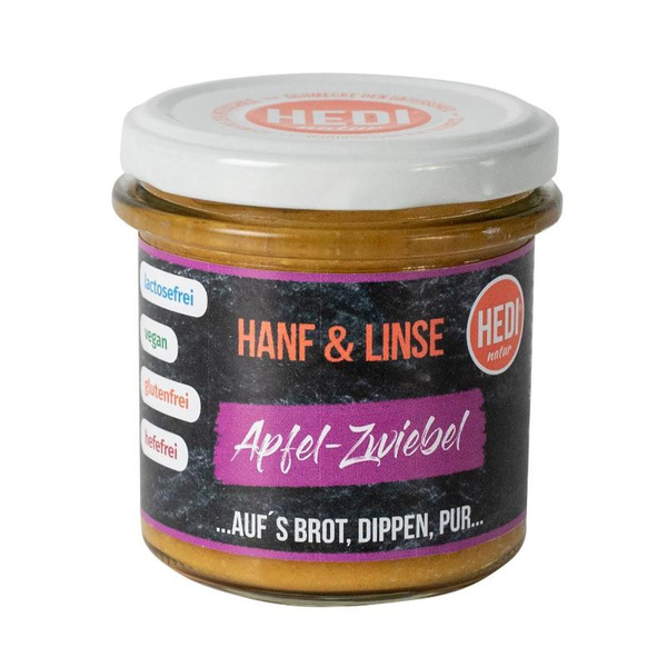 Produktfoto zu Hanf und Linse Apfel Zwiebel