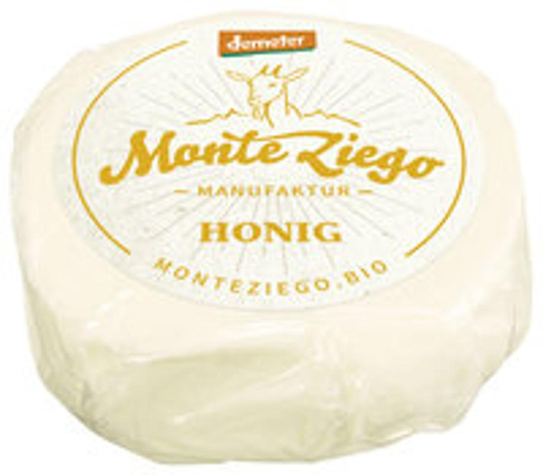 Produktfoto zu Ziegen Frischkäsetaler Honig (60 g)