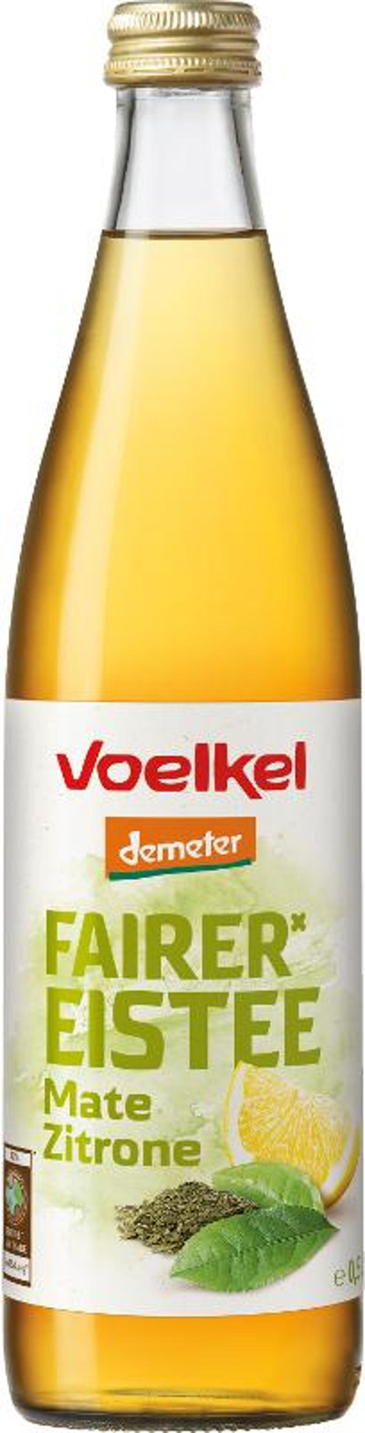 Produktfoto zu Fair Eistee Mate und Zitrone