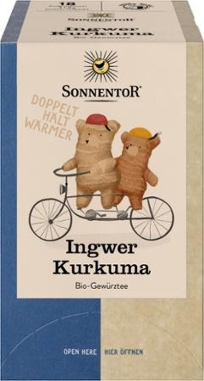 Produktfoto zu Ingwer Kurkuma Tee TB