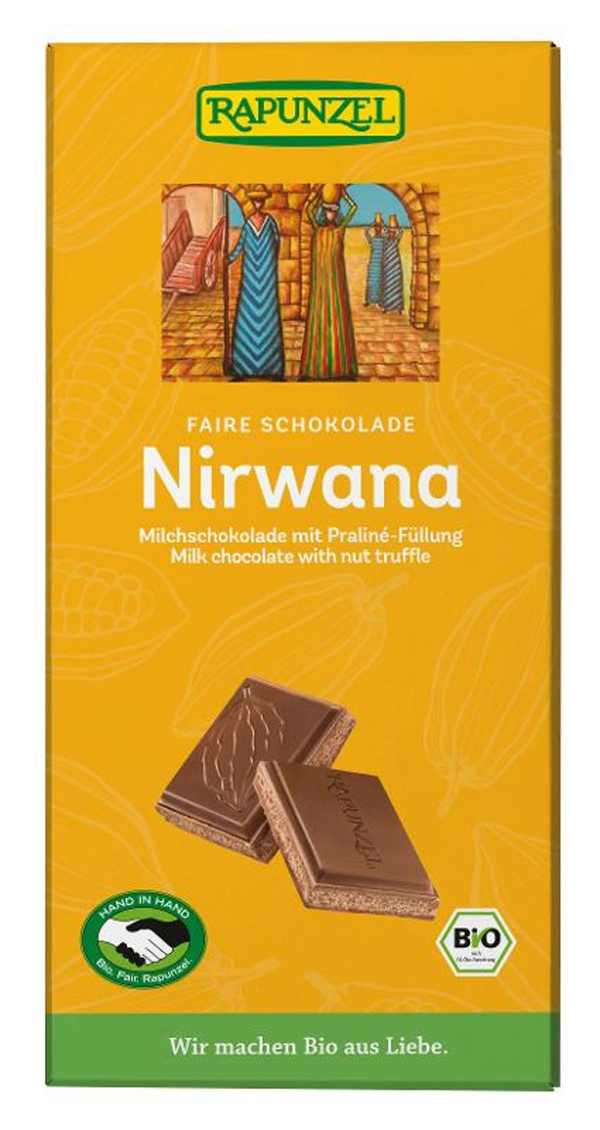 Produktfoto zu Nirwana Milchschokolade mit Praline´ Füllung