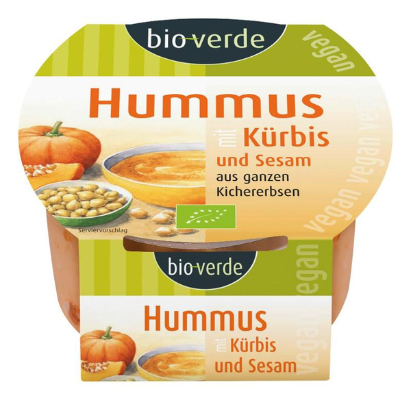 Produktfoto zu Hummus Kürbis Sesam