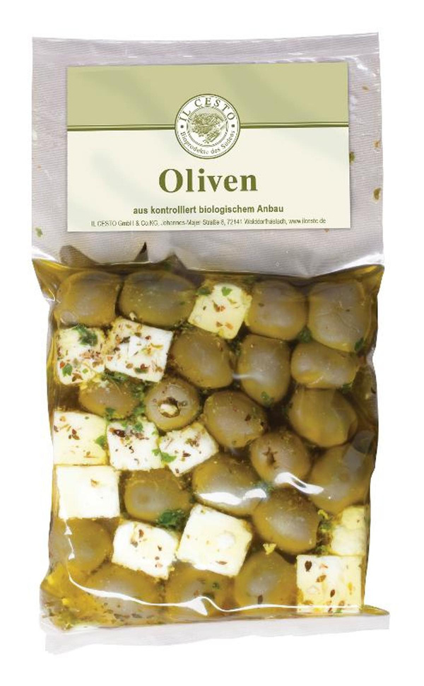 Produktfoto zu Feta Oliven Mix, mariniert