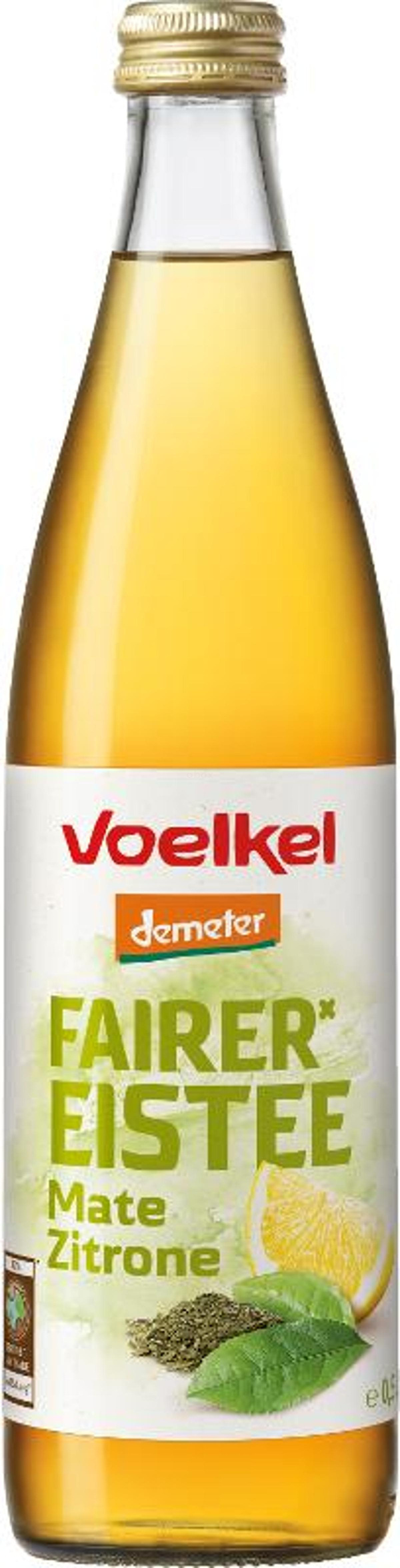Produktfoto zu Fair Eistee Mate und Zitrone