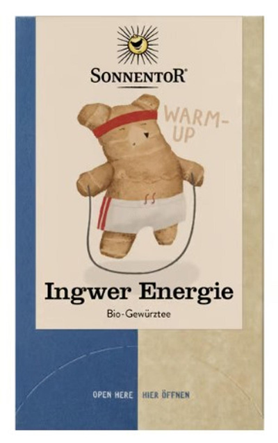 Produktfoto zu Ingwertee Energietee im Beutel