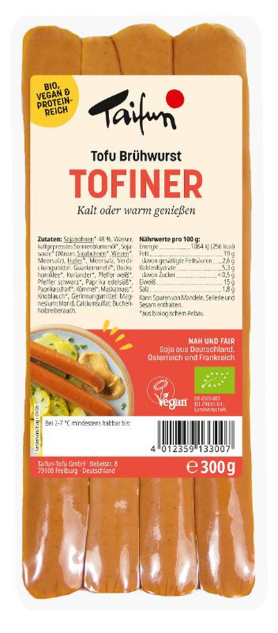 Produktfoto zu Tofu Tofiner Taifun