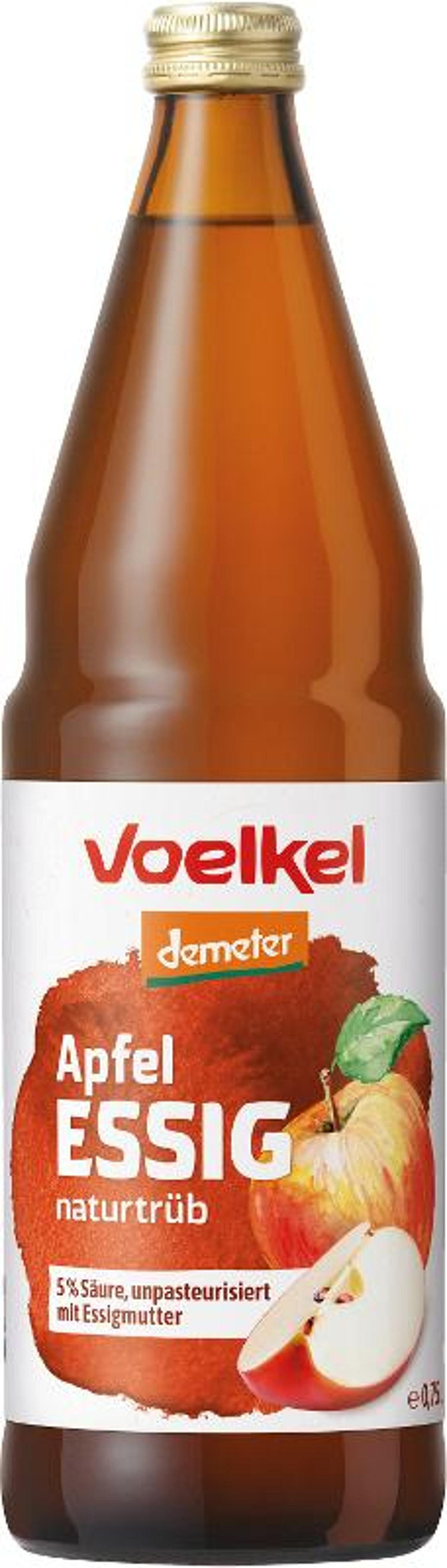 Produktfoto zu Apfelessig naturtrüb 0,75l