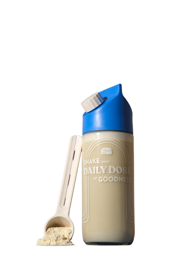 Produktfoto zu Blue Farm Forever Bottle and Spoon (0,5l)