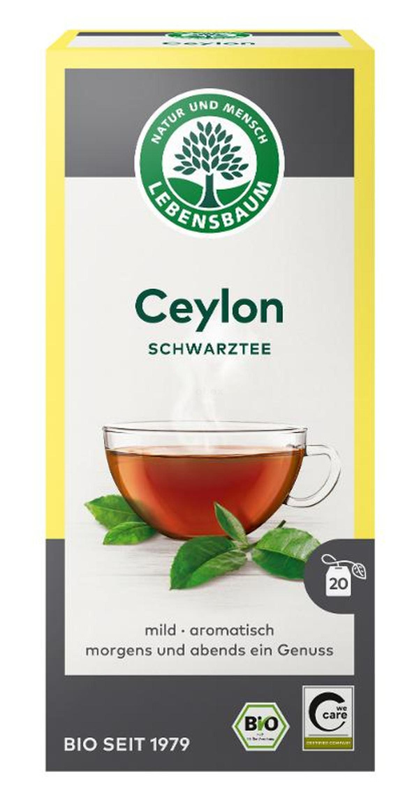 Produktfoto zu Ceylon-Tee schwarz im Beutel