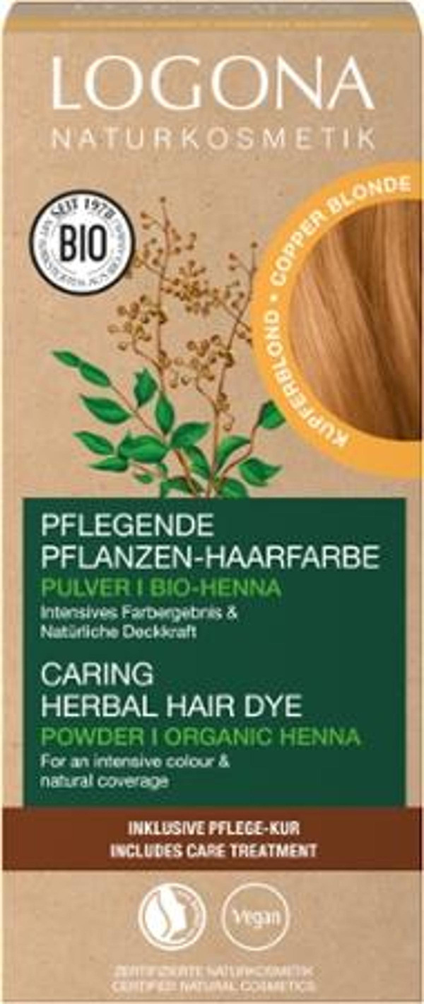 Produktfoto zu Pflanzen Haarfarbe Pulver Kupferblond