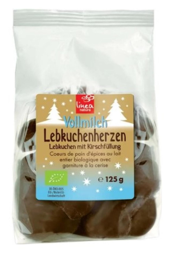 Produktfoto zu Lebkuchenherzen gefüllt mit Kirsche