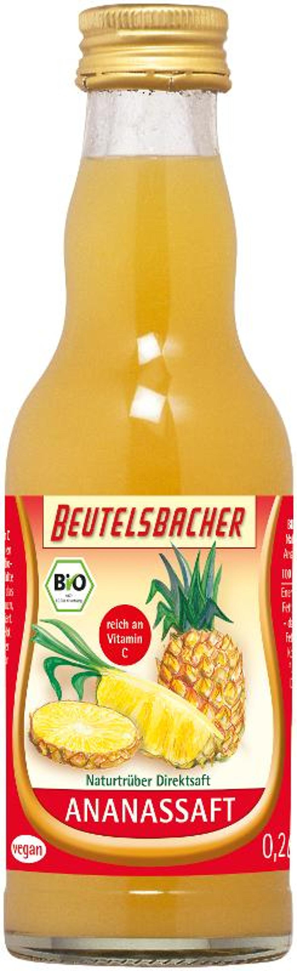 Produktfoto zu Ananassaft 0,2l