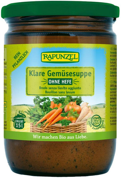 Produktfoto zu Klare Gemüsesuppe, ohne Hefe