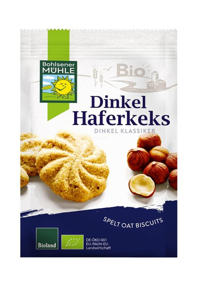 Produktfoto zu Dinkel Haferkekse