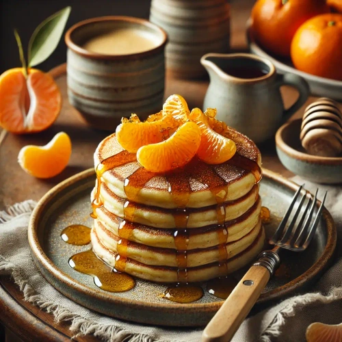 KW11: Fluffige Pancakes mit karamellisierten Clementinen
