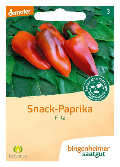 Produktfoto zu Snackpaprika Fritz – Saatgut