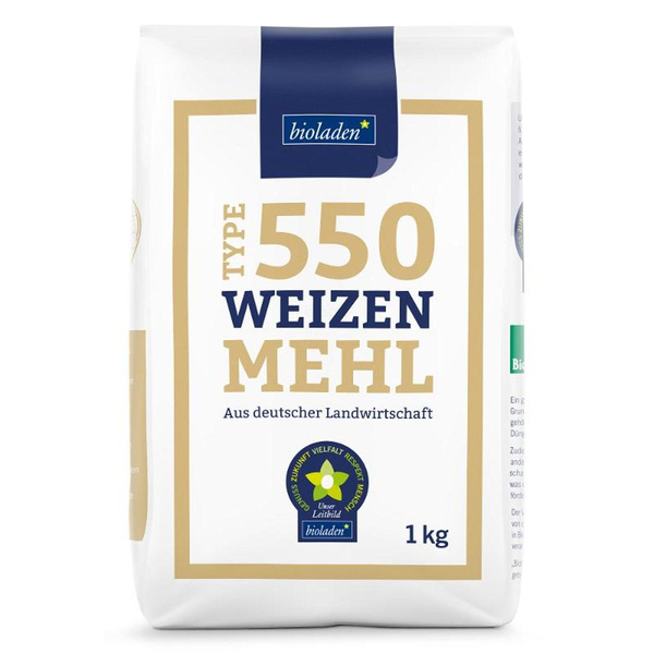 Produktfoto zu Weizenmehl 550 (bioladen)