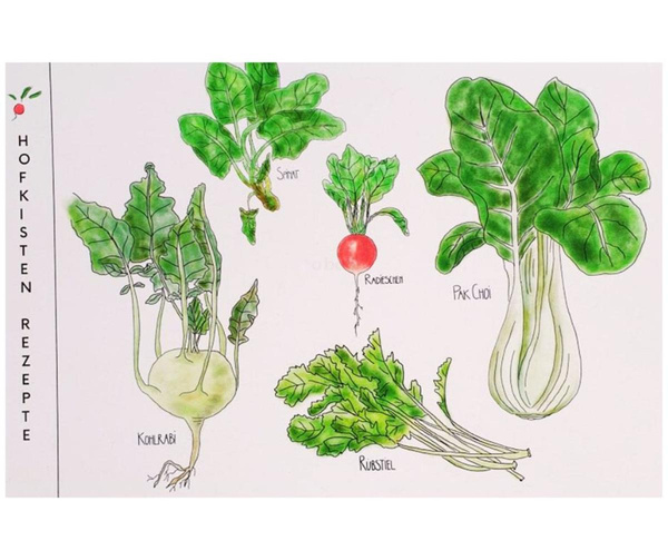 Produktfoto zu Rezeptkarte Frühlingsgemüse