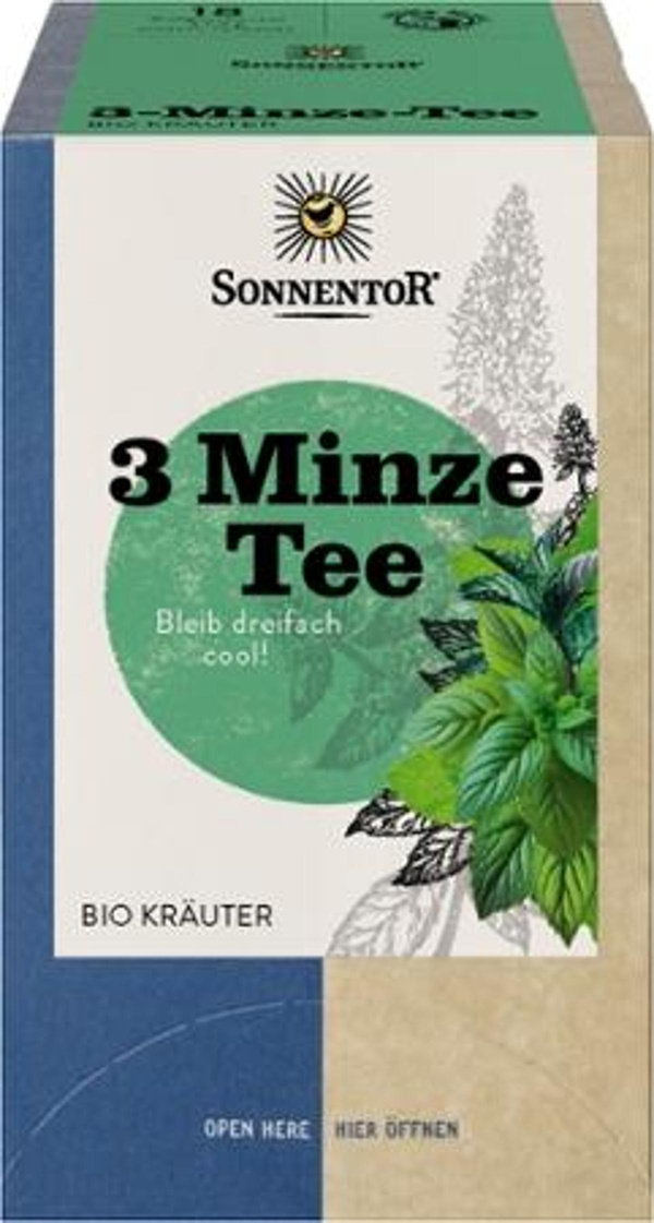 Produktfoto zu 3 Minze Tee