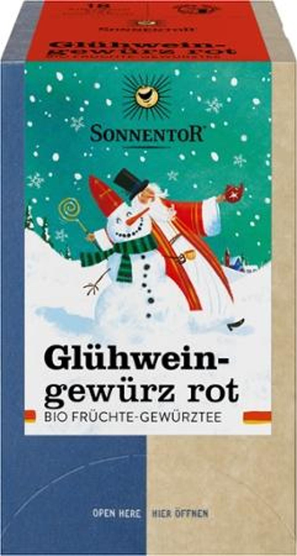 Produktfoto zu Tee Glühweingewürz rot TB