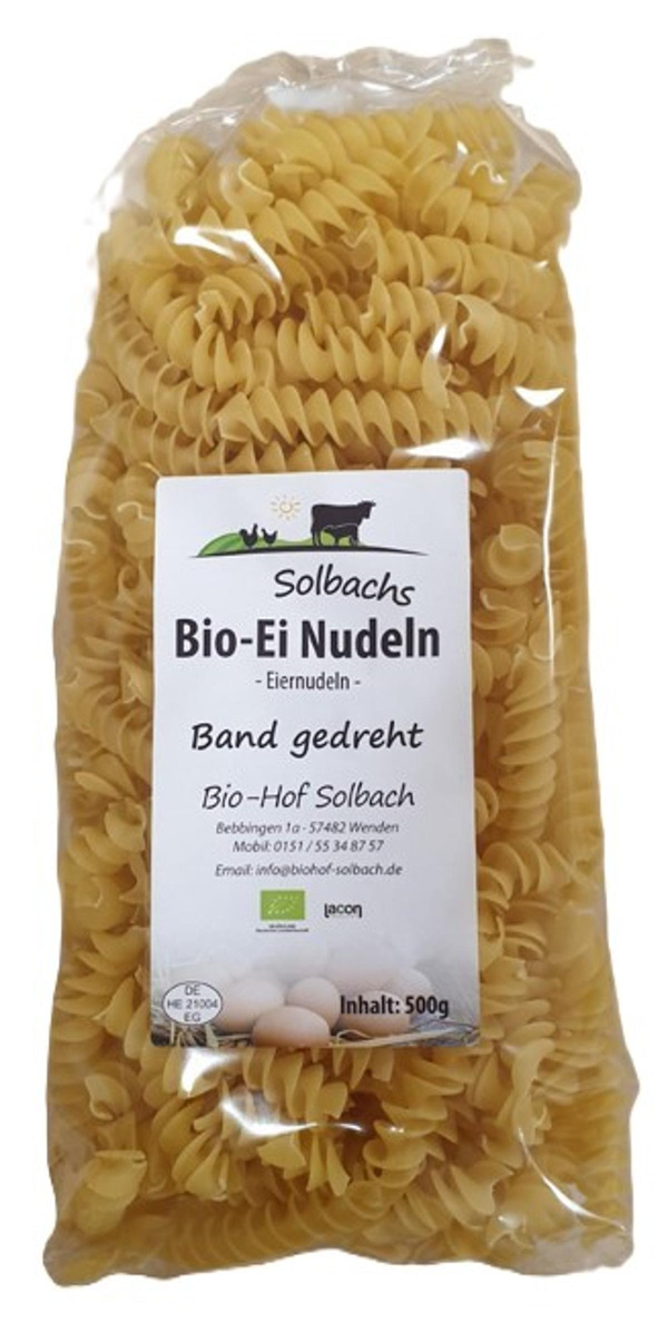 Produktfoto zu Ei Nudeln Band 500 g *SOL