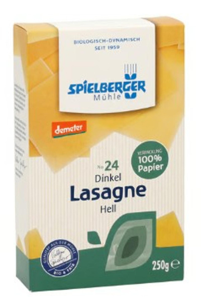 Produktfoto zu Dinkel Lasagne hell