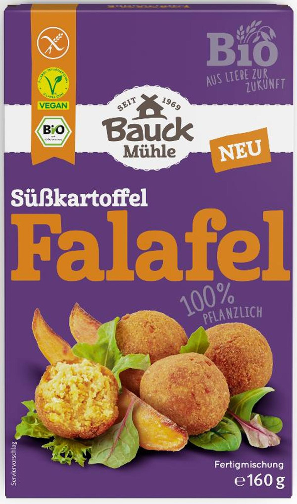 Produktfoto zu Vegane Falafel mit Süßkartoffel