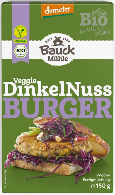 Produktfoto zu DinkelNuss Burger