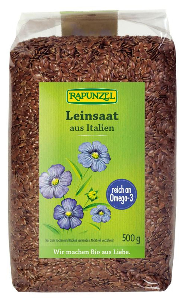 Produktfoto zu Leinsamen braun