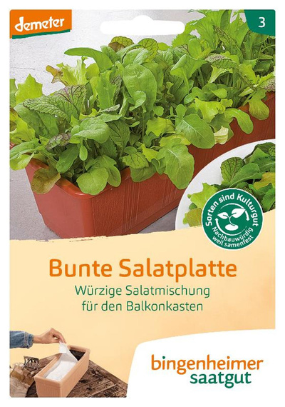 Produktfoto zu Saatgut Salatplatte Mischung