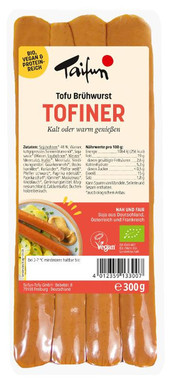 Produktfoto zu Tofu Tofiner Taifun