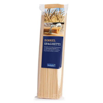 Produktfoto zu Dinkel Spaghetti hell
