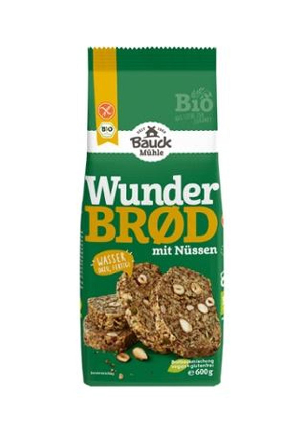 Produktfoto zu Wunderbrot mit Nüssen – Backmischung glutenfrei