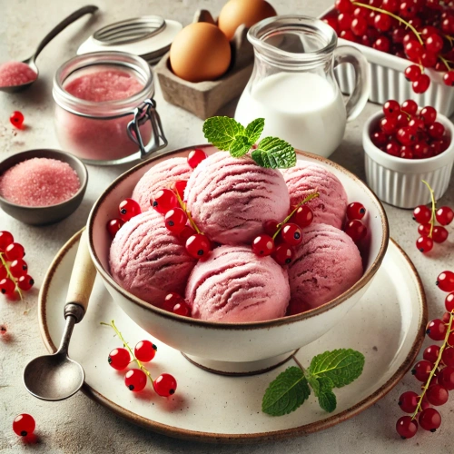 KW33: Johannisbeer-Eiscreme