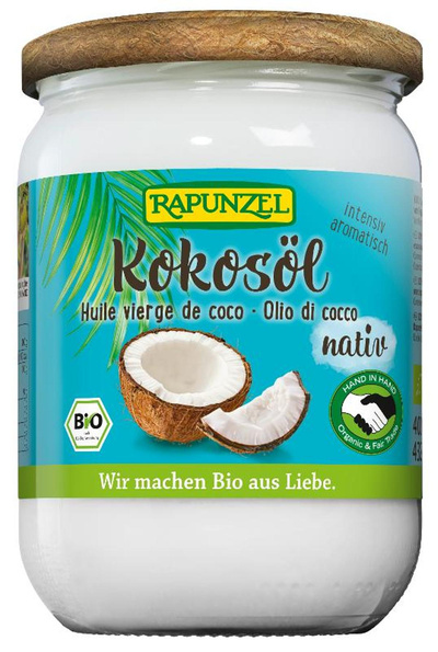 Produktfoto zu Kokosöl nativ Glas