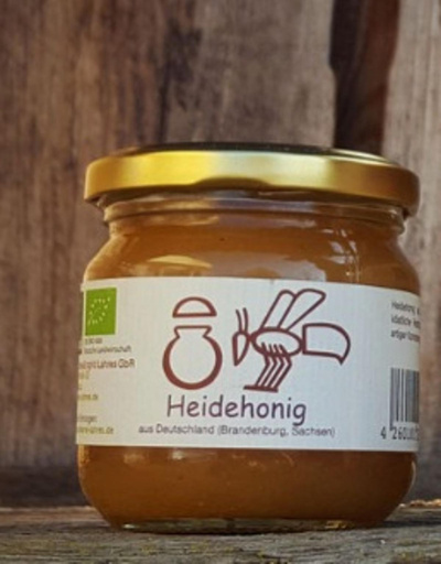 Produktfoto zu Heidehonig 250g (MHD ENDE 2025)