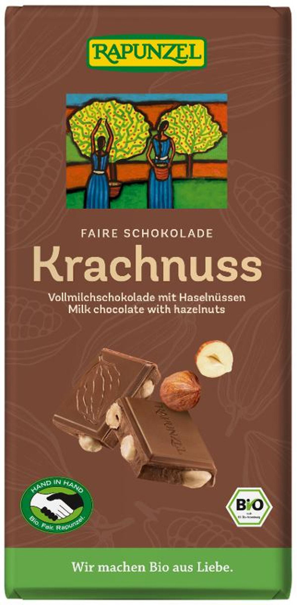 Produktfoto zu Krachnuss Vollmilchschokolade Haselnuss