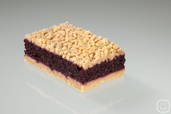 Produktfoto zu BrombeerStreuselSchnitte 1x2 Stück