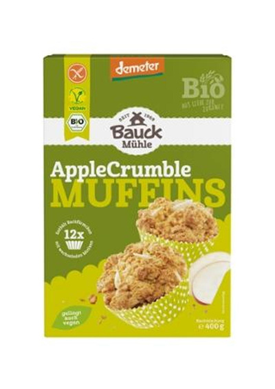 Produktfoto zu Backmischung für glutenfreie Apple Crumble Muffins
