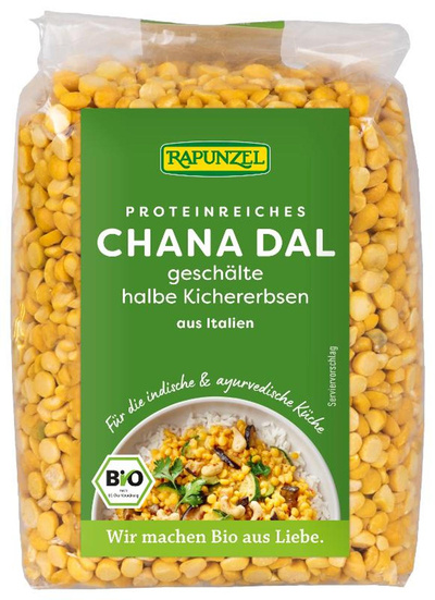 Produktfoto zu Chana Dal, Kichererbsen halb, geschält