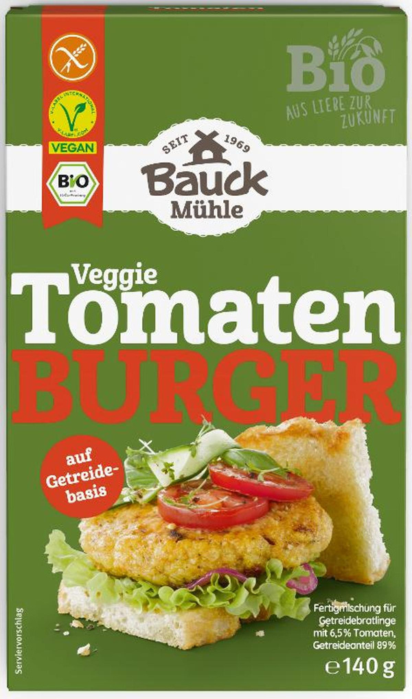 Produktfoto zu Pflanzliche Burger-Mischung mit Basilikum
