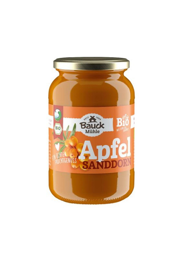 Produktfoto zu Apfel-Sanddorn Mus, fein säuerlich