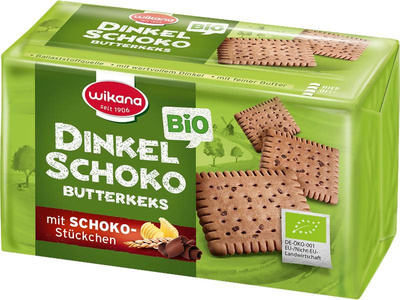 Produktfoto zu Dinkel Schoko Butterkeks