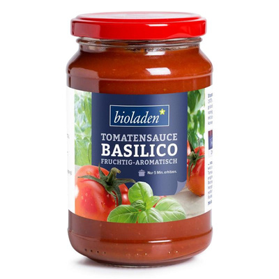 Produktfoto zu Tomatensauce Basilico