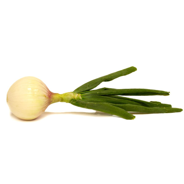 Produktfoto zu Gemüsezwiebel mit Laub (ca.500 g) | Hüsgen – mild, saftig und vielseitig